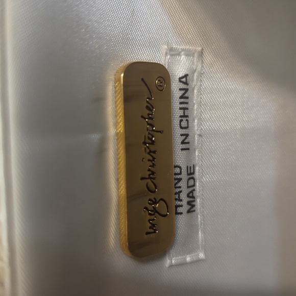 Vintage INGE Christopher Pearl Beaded Embellished Crossbody Evening Bag - Picture 13 of 13